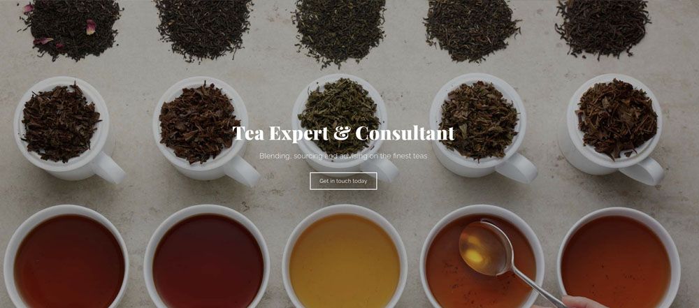 Sample from the website copywriting project for tea consultant Angela Pryce