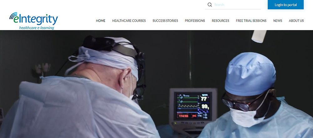 Healthcare copywriting 4 The eIntegrity website