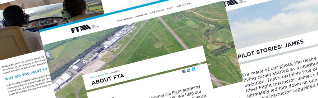 Technology copywriting 1 A screenshot from the FTA website