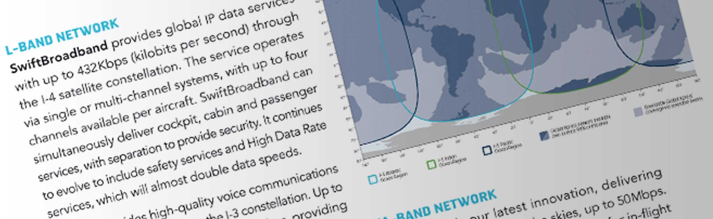 A sample from a brochure for Inmarsat